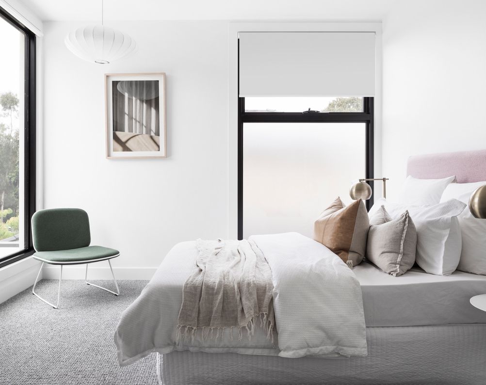 Automated Blinds in Bedroom Dubai