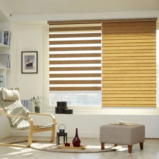 Custom Window Blinds in a Beautiful Room
