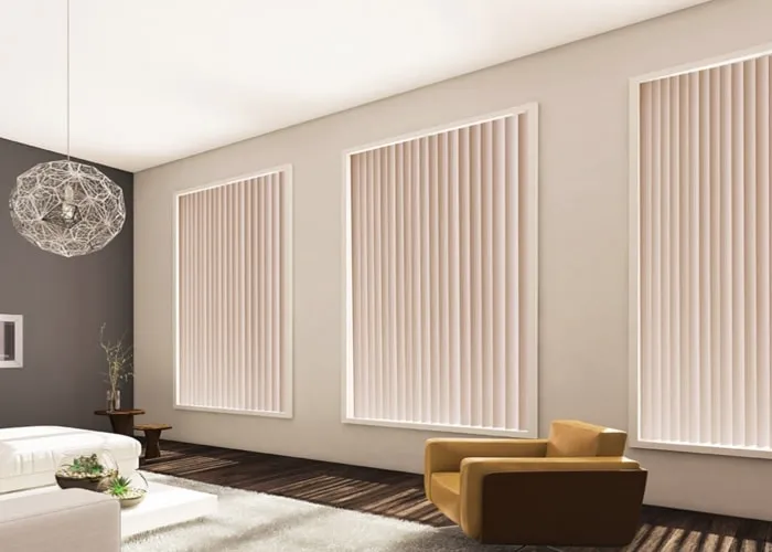 Made to measure vertical blinds