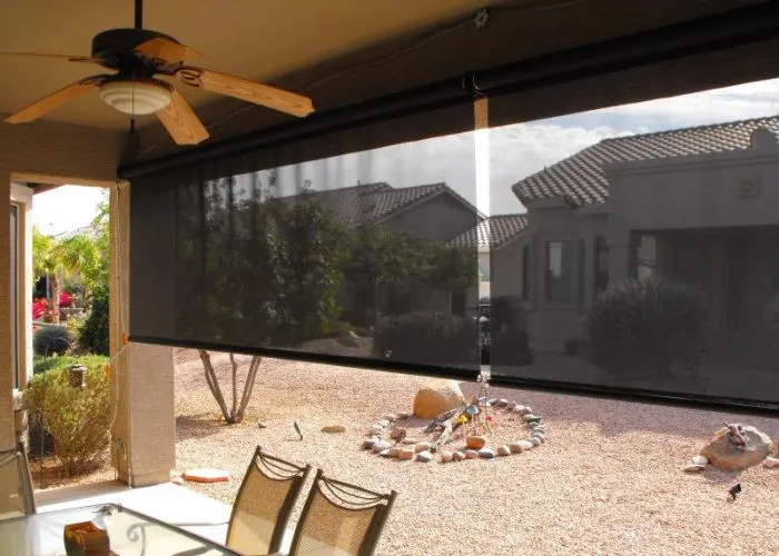 Heavy-duty blinds for outdoors