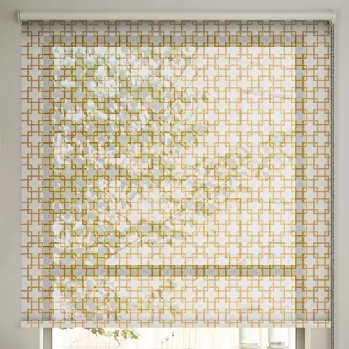 Gold Suncreen Roller Blind