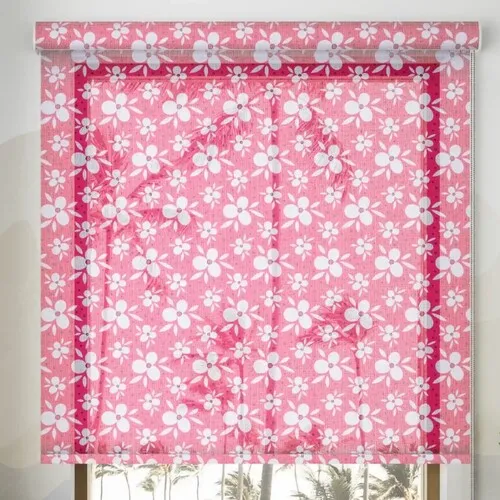 Pink Coler Roller Shade