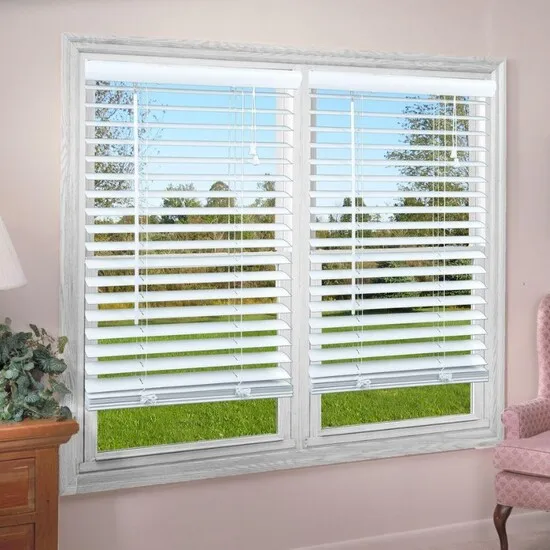 White Color Horizontal Window Blinds