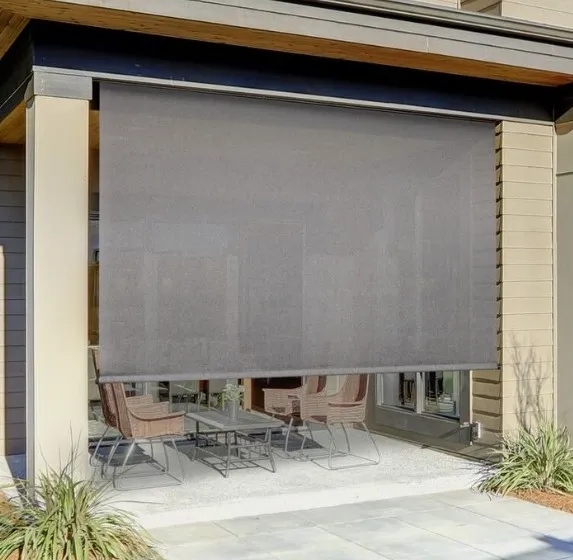 Grey Color External Blinds