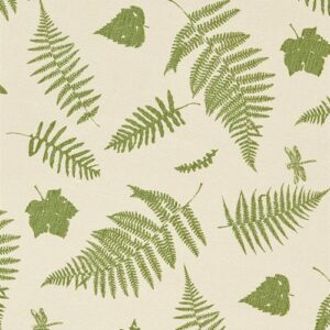 Woodland Walk - Moss Printed Fabric