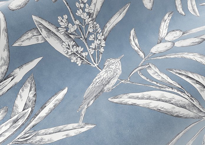 Aviary Velvet Blinds