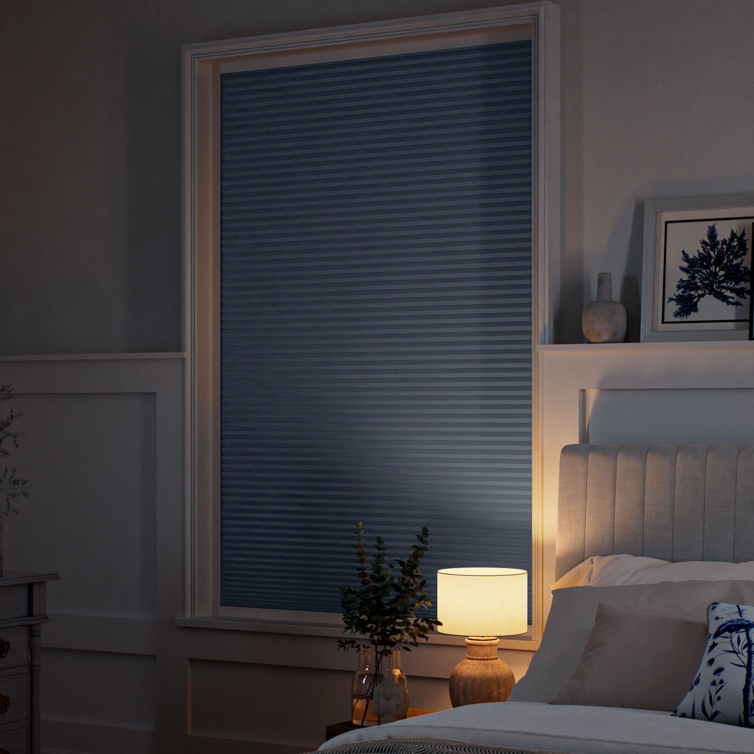 Blackout Denim Thermal Blind