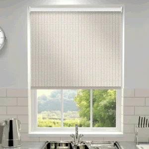 Orla Kiely Tiny Stem Made to Measure Blackout Kitchen Blind Taupe