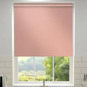 Primary Made to Measure Blackout Kitchen Blind Rose Dusky Rose