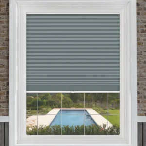 Primitivo Faded Denim Blackout Perfect Fit Pleated Blind