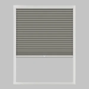 Primitivo Grey Blackout Perfect Fit Pleated Blind