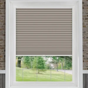 Primitivo Taupe Blackout Perfect Fit Pleated Blind