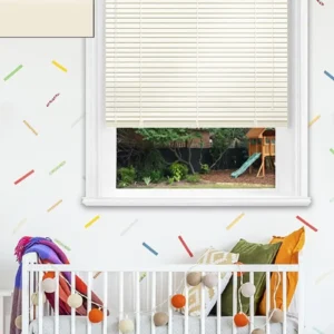 Gloss Cream Aluminium Venetian Blind