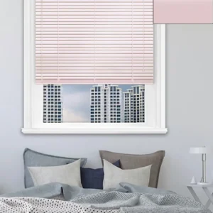 Gloss Pale Pink Aluminium Venetian Blind