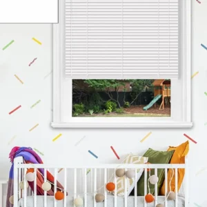 Matte White 25mm Aluminium Venetian Blind