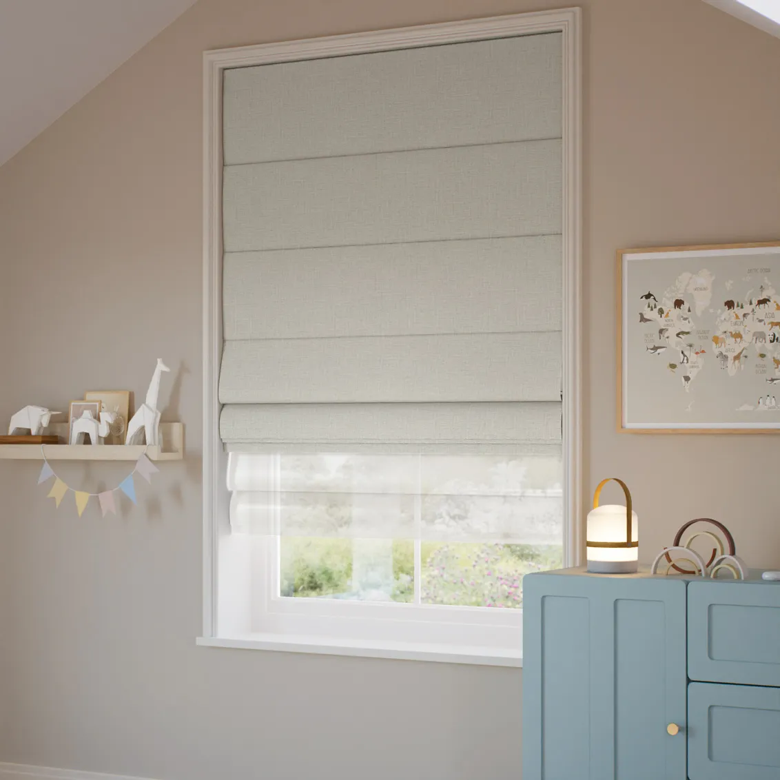 Electric Zebra Blind