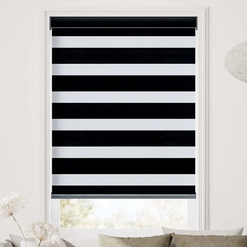 Elegant Room Darkening Zebra Shades
