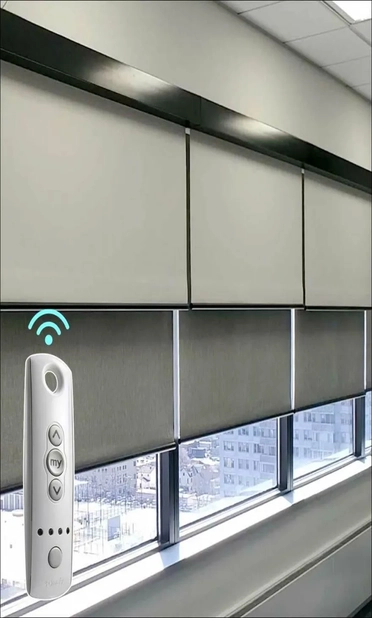 Office Motorized Window Blinds