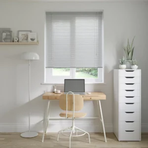 Silver Shimmer Venetian Blinds