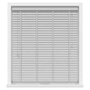 Wooden Blinds Grey with Lunar Tapes