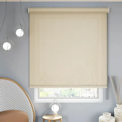 Beige Roller Blinds