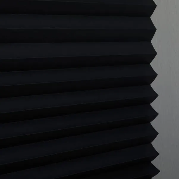 Blackout Temporary Pleated Blind