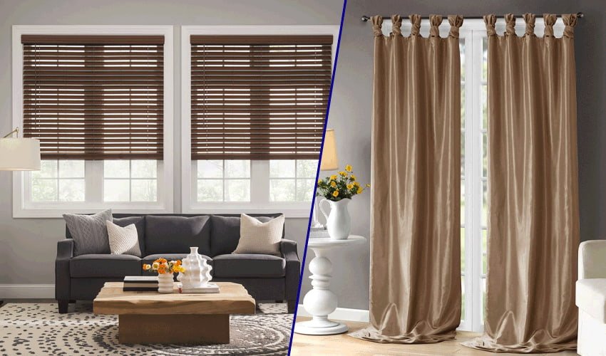 Curtains vs Blinds