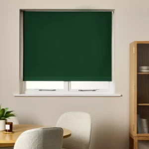 Habitat Blackout Forest Green Roller Blind