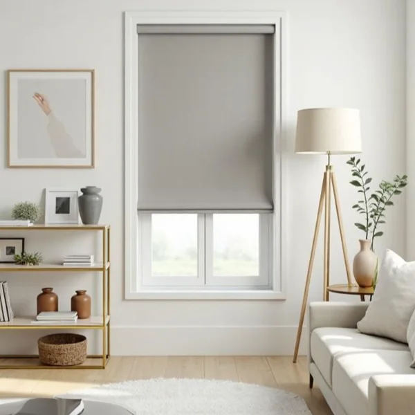 Roller Window blinds in livingroom