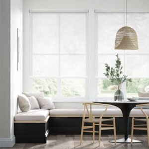 White Sunscreen Roller Blind