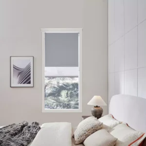 Double Grey Roller Blind