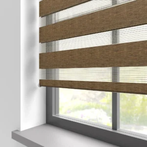 Gingerbread Zebra Blinds
