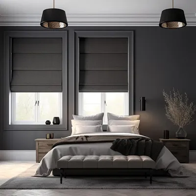 Bedroom Roman Blinds Dubai