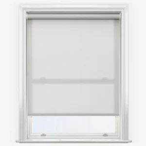 Deluxe Plain Pebble Grey Ddimout Roller Blind