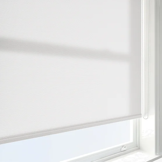 Deluxe Plain Pebble Grey Dimout Roller Blind - Image 3