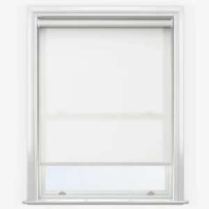 Deluxe Plain Porcelain White Dimout Roller Blind