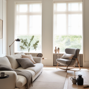 Lace White 5% Openness Sunscreen Roller Blind