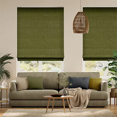 Living Room Roman Blinds Dubai