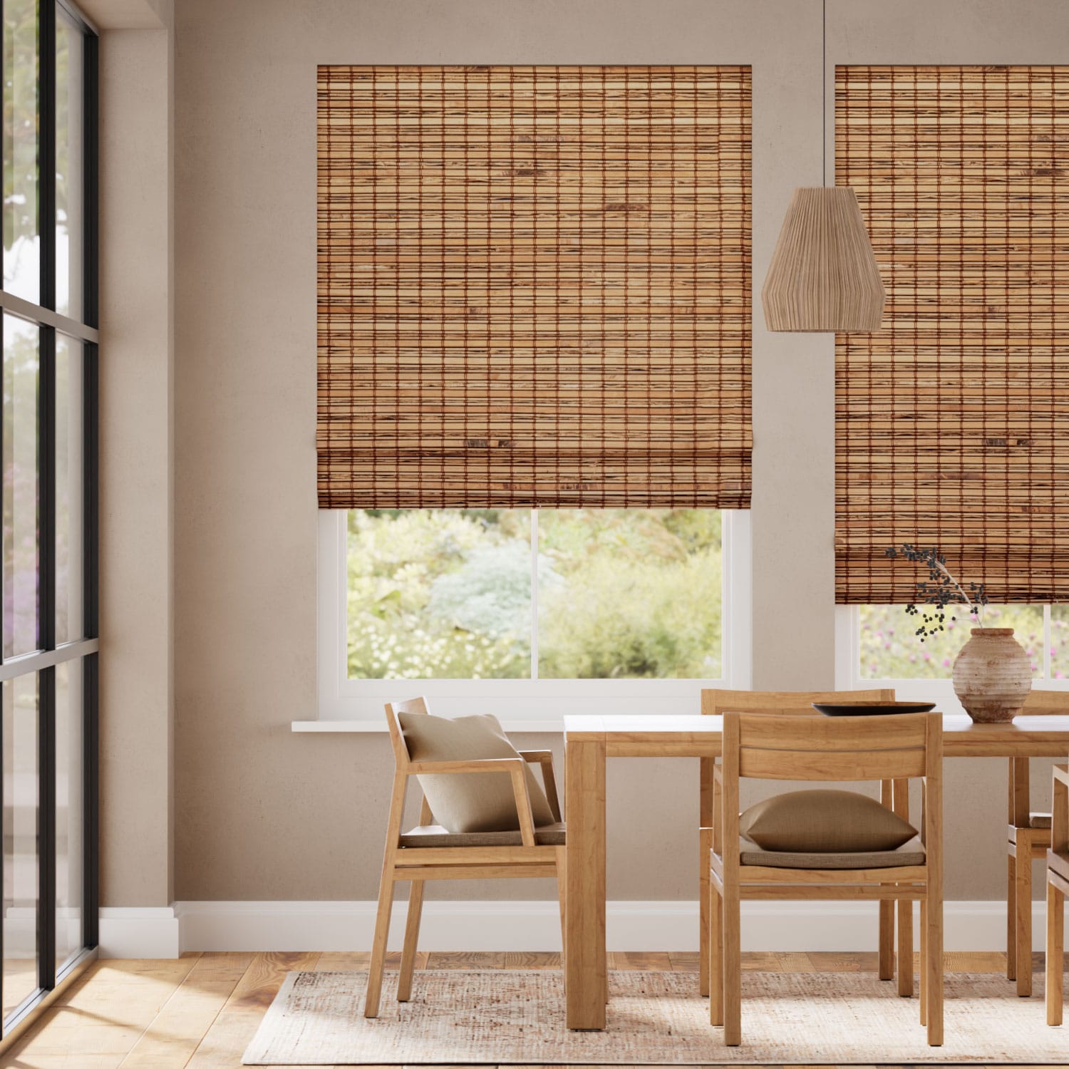 Loreto Walnut Roman Blind - Image 4