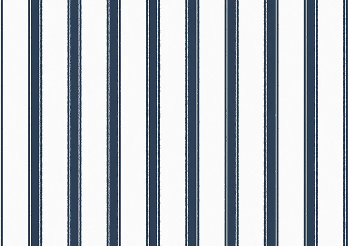 Salcombe Stripe Blackout Navy Roller Blind - Image 4