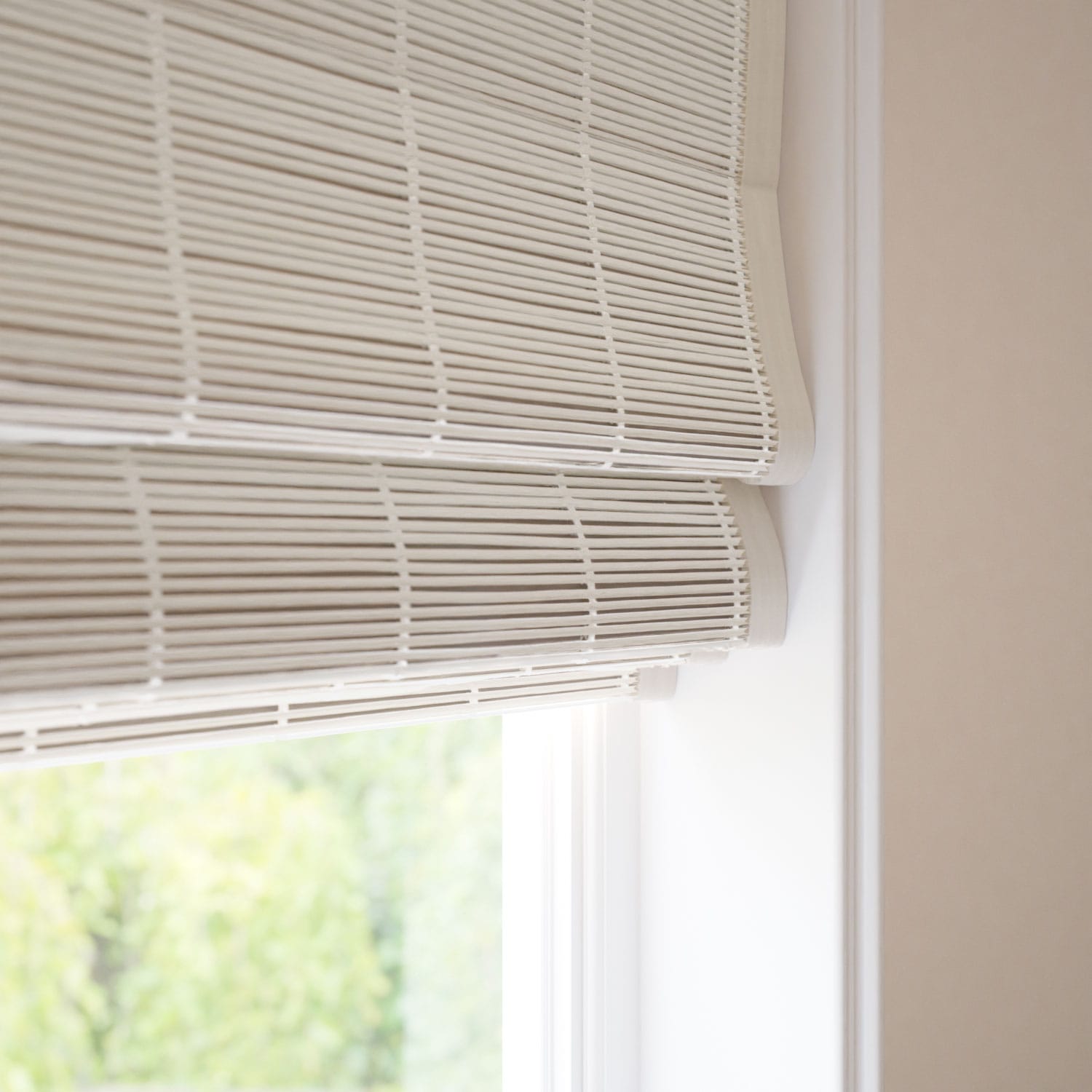 Tulum Blackout Birch & Pumice Roman Blind - Image 3