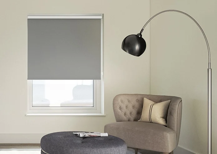 Verona Blackout Nimbus Grey Roller Blind