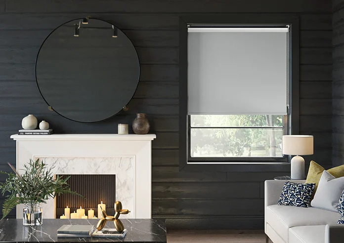 Verona Blackout Steel Grey Roller Blind
