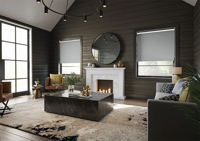 Verona Blackout Steel Grey Roller Blind - Image 3