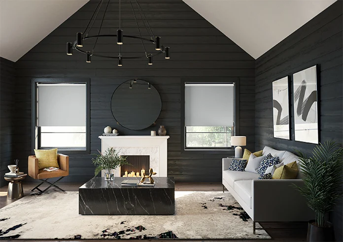 Verona Blackout Steel Grey Roller Blind - Image 4