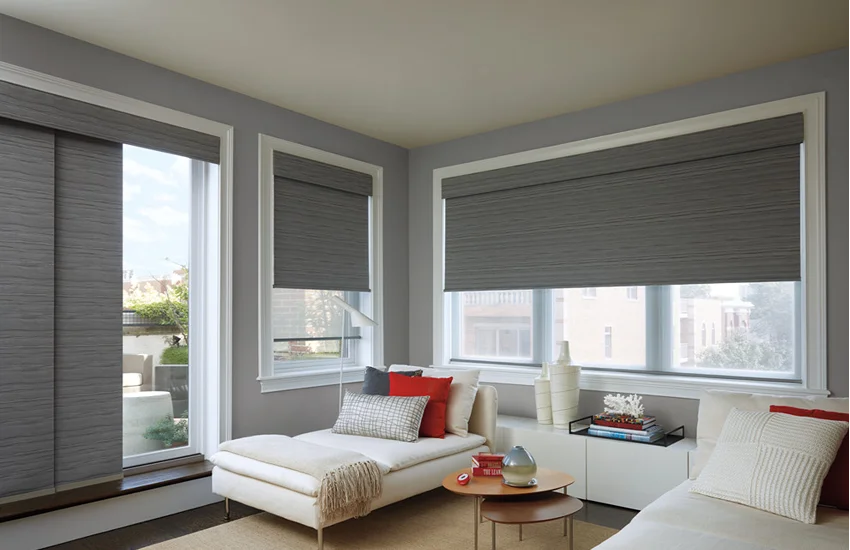 Motorized roller blinds for Dubai home