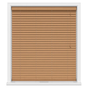 Amber Wood Motorized Wooden Blinds