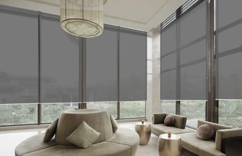 Motorized Roller Blinds For large window