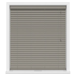 Orion Grey Grain Motorized Wooden Blinds