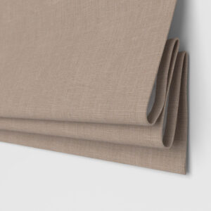 Taupe Motorized Roman Blinds